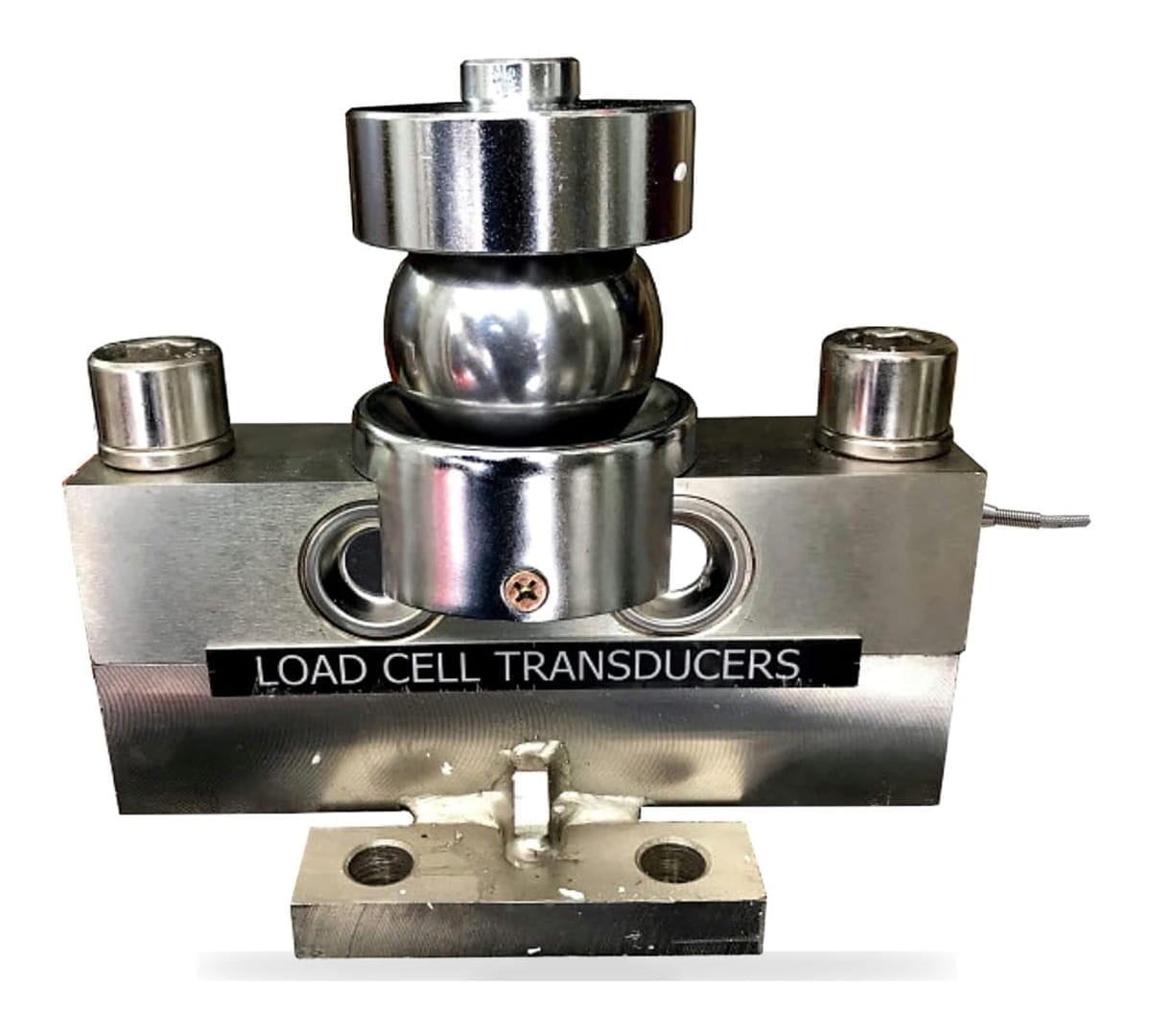 Ball-type load cell with white alloy base