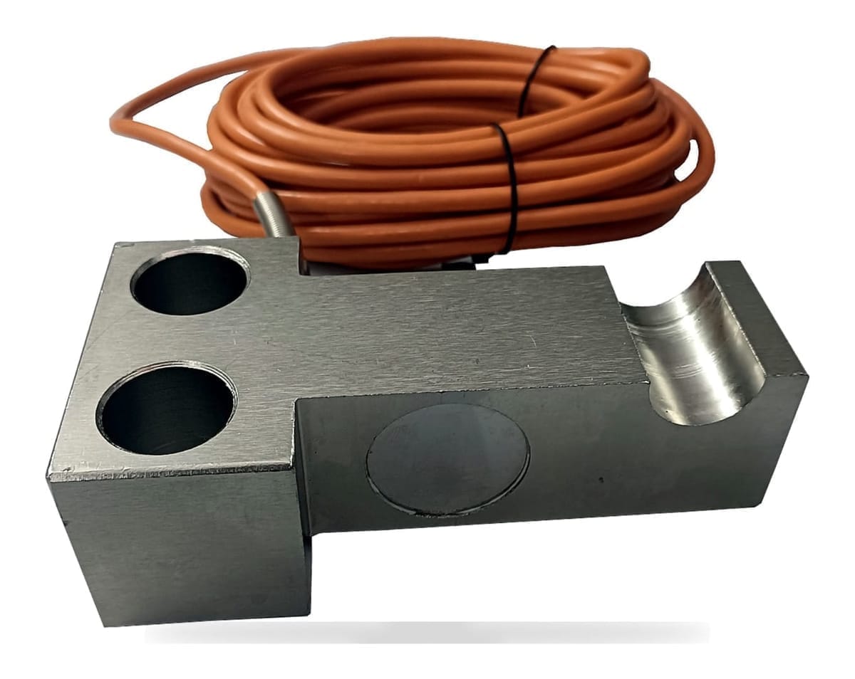 T-type column load cell with armoured cable